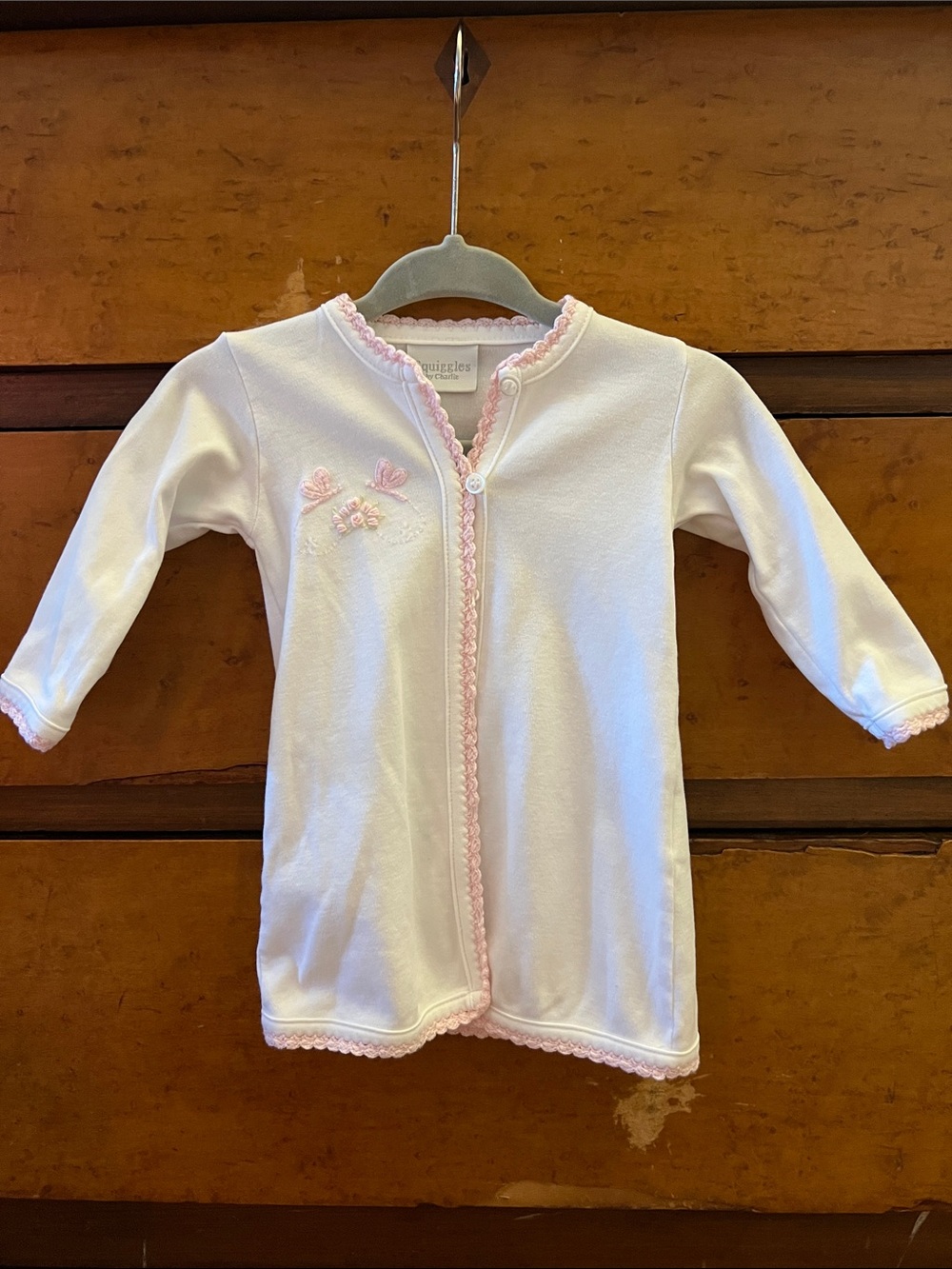 Squiggles by Charlie Day Gown with Hand Embroidery Detailing